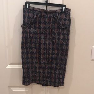 Anthropologie pencil skirt by Eva Franco
